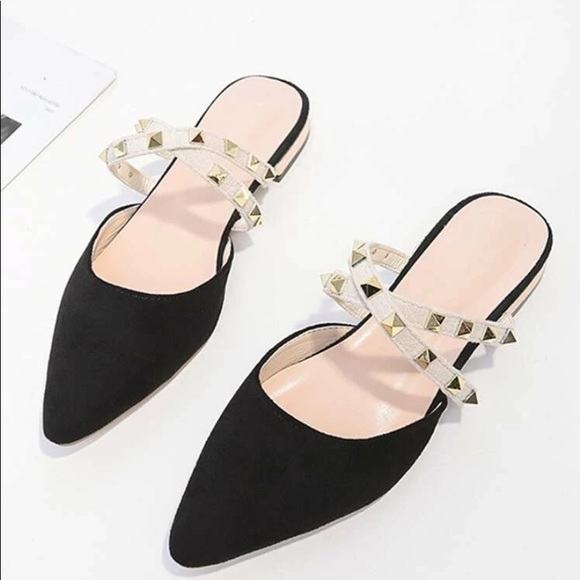 SALE $ FIRM✨NEW Black Vegan Micro-Suede 40/ US 9 - Picture 2 of 2